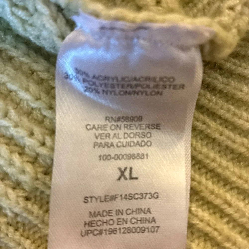 Copper Key Girl’s Cable Knit Sweater - Olive Green - Picture 3 of 5